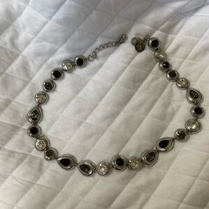 Costume silver necklace